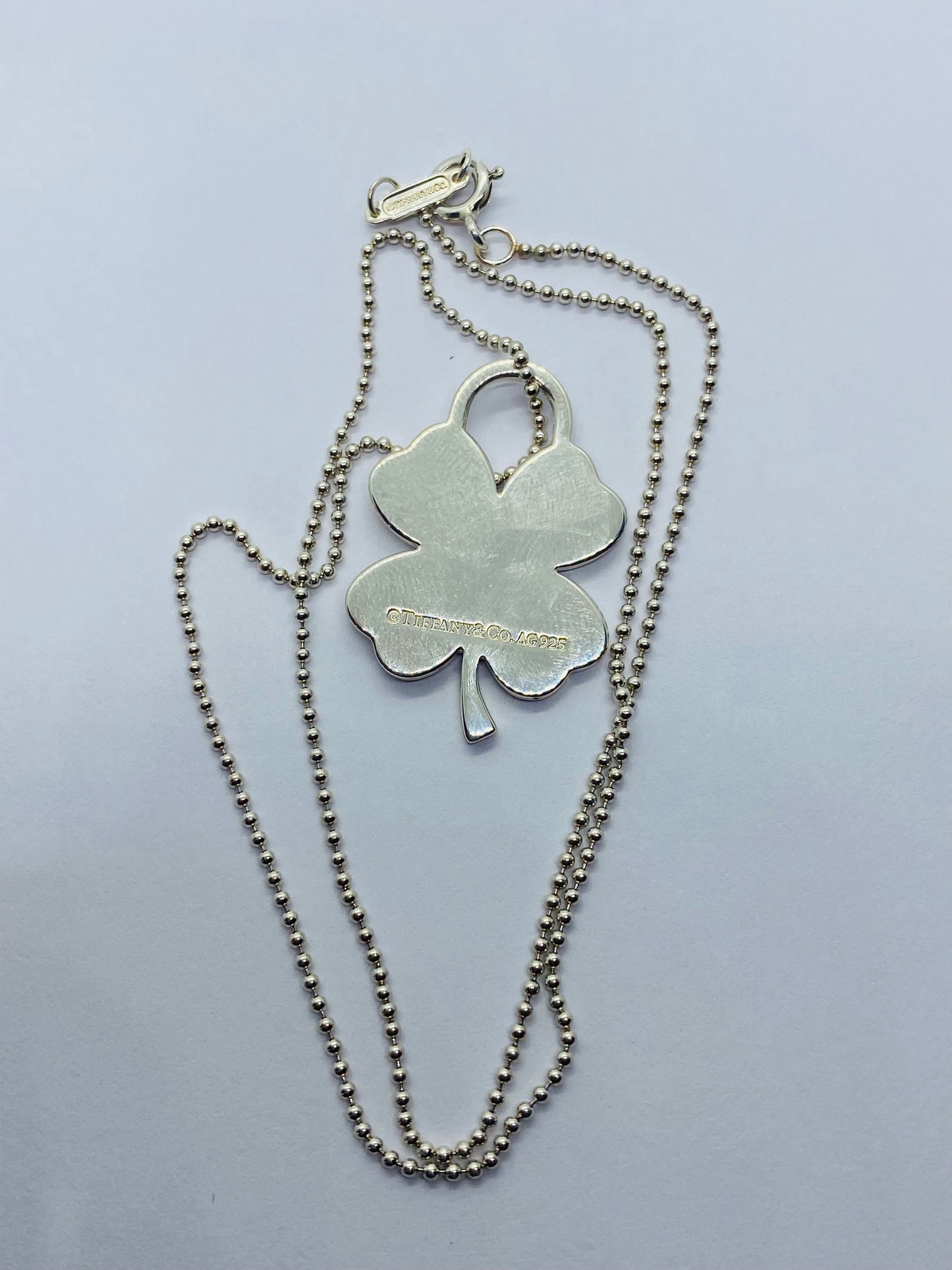 Shamrock necklace tiffany on sale