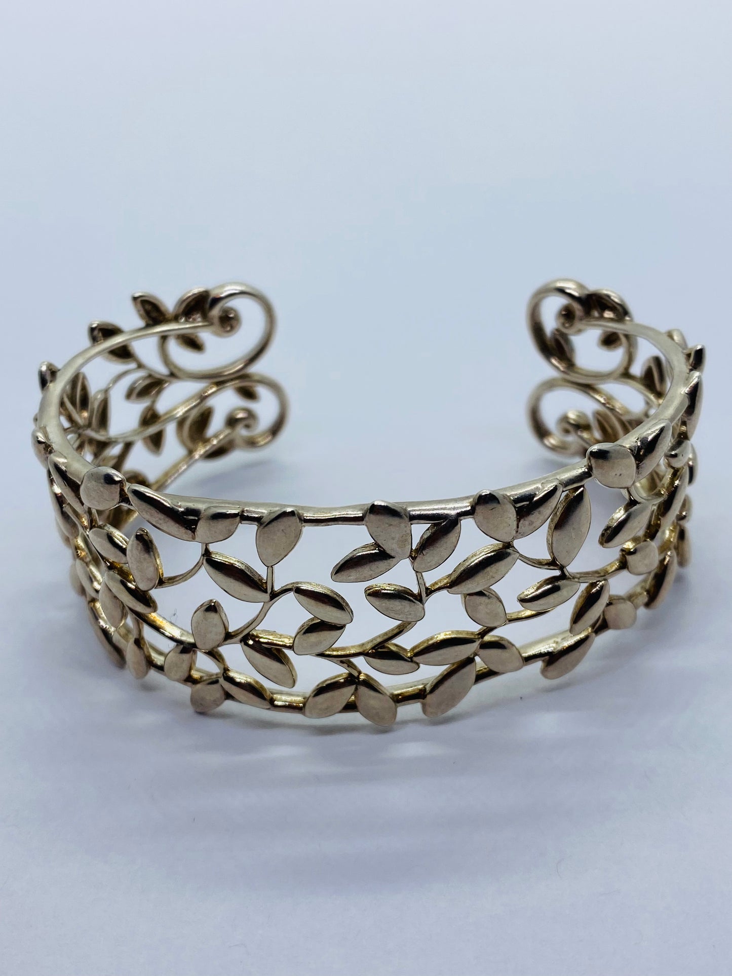 Tiffany & Co. Paloma Picasso Olive Leaf Cuff - Sterling Silver Bracelet $950