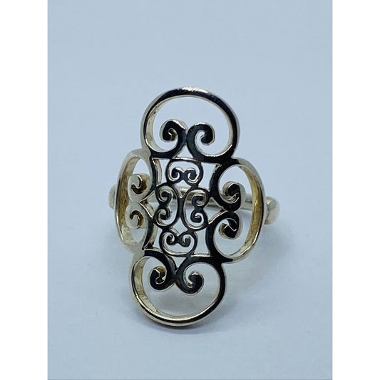 Tiffany & Co. Paloma Picasso Silver Venezia Goldoni Quadruplo Ring size 4.75