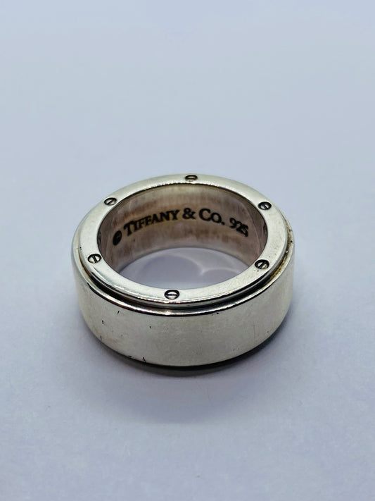 Tiffany & Co. Metropolis Wide Band 6.25 Ring Sterling Silver 925 15.8 Gram