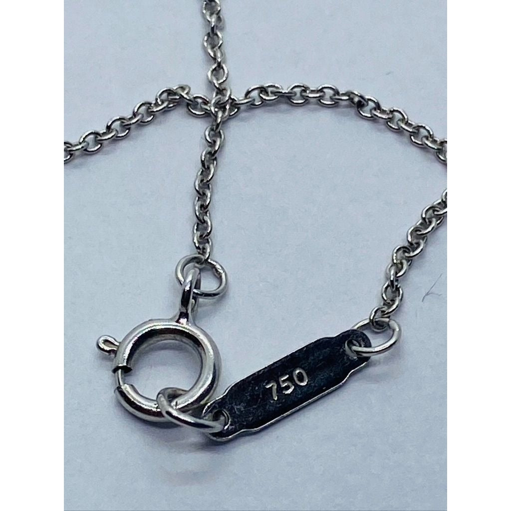 TIFFANY & CoTiffany Metro Heart Necklace 18K 750 Diamond 16"