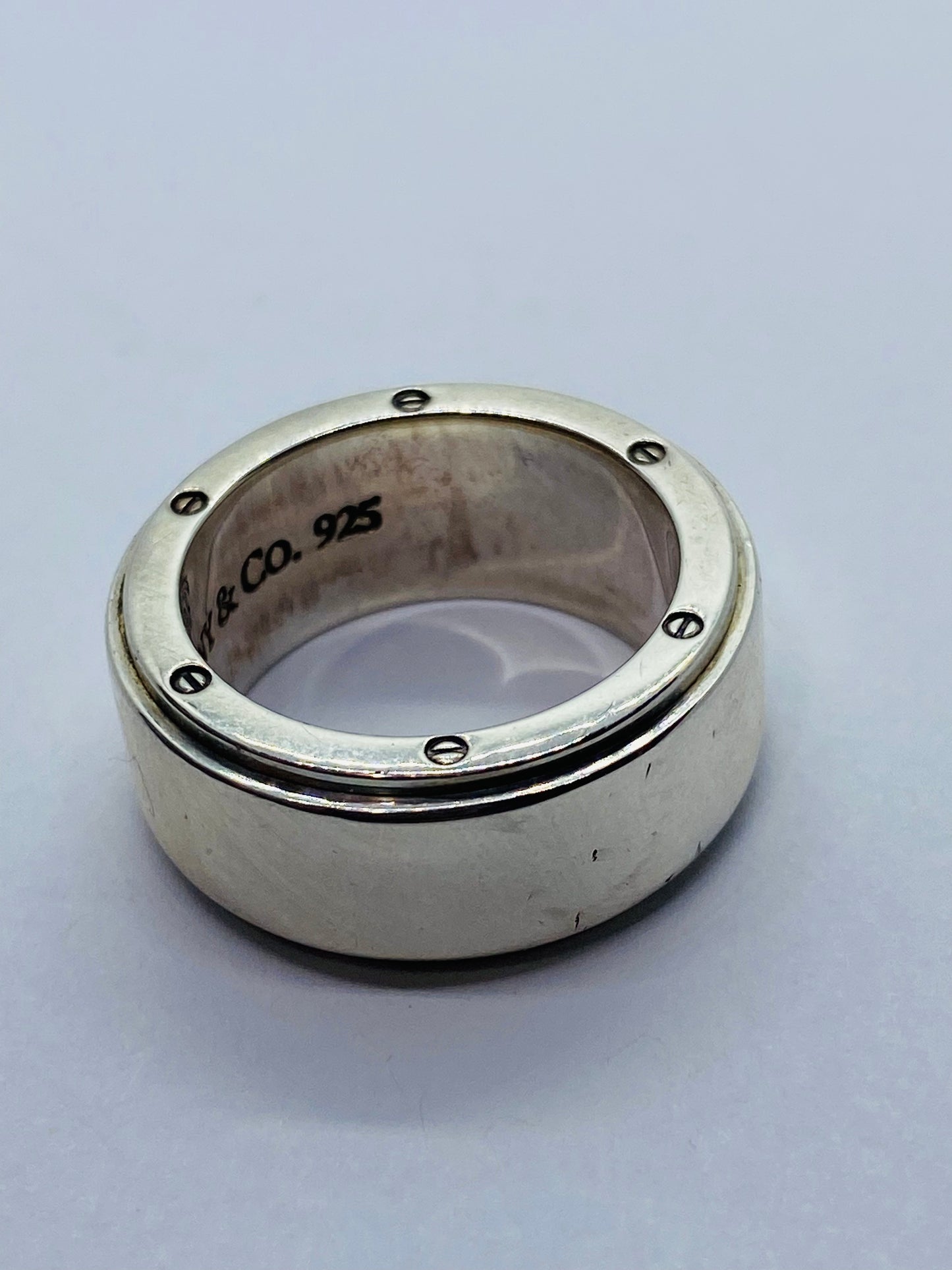 Tiffany & Co. Metropolis Wide Band 6.25 Ring Sterling Silver 925 15.8 Gram