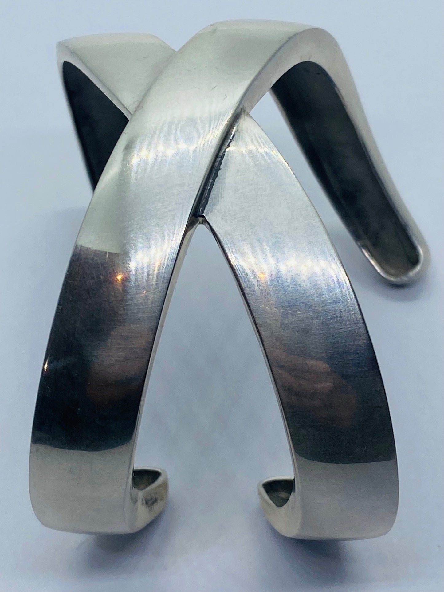 TIFFANY & Co STERLING PALOMA PICASSO GRAFFITI X CUFF BRACELET 1985 76.1G Rare