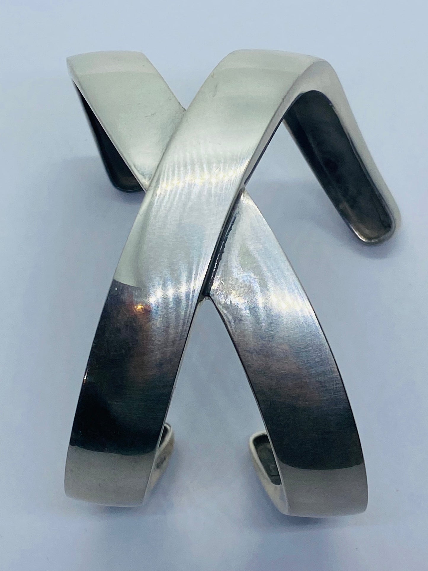 TIFFANY & Co STERLING PALOMA PICASSO GRAFFITI X CUFF BRACELET 1985 76.1G Rare