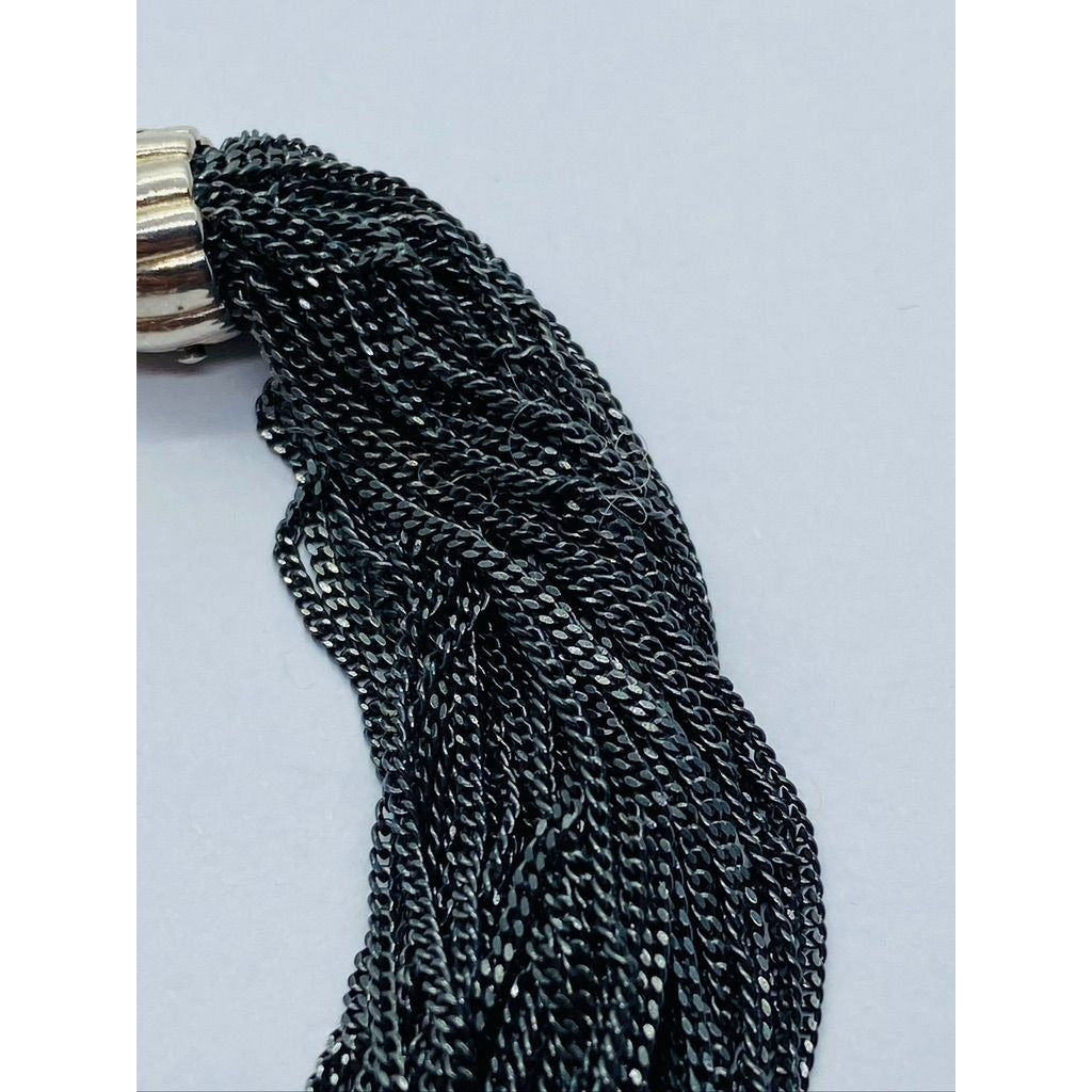 Tiffany & Co Braided Multi Strand 925 Sterling 8" Silver Bracelet