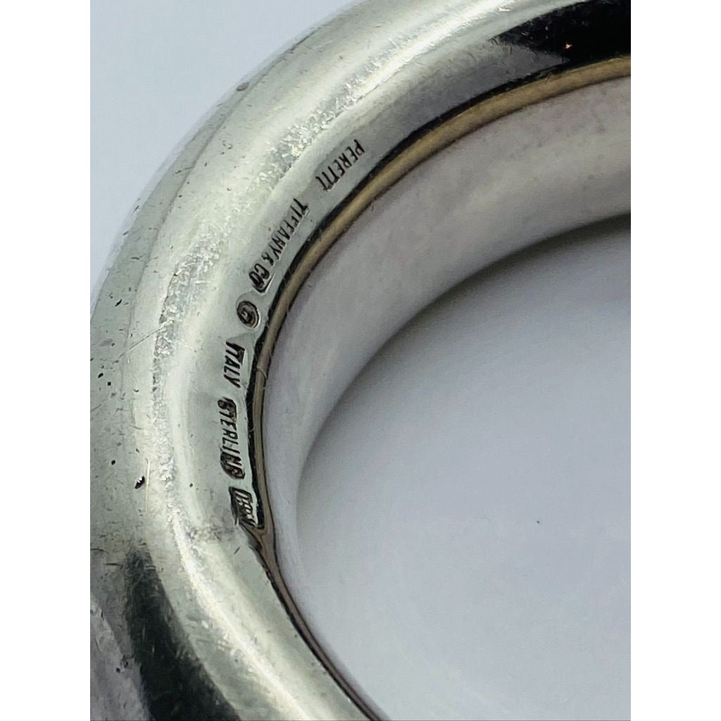 TIFFANY & CO STERLING SILVER ELSA PERETTI (1981) BANGLE DONUT Bracelet