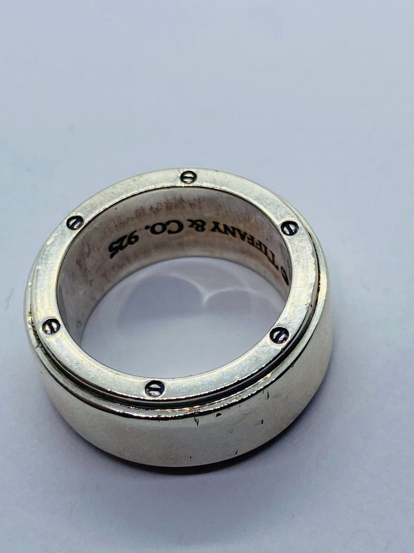 Tiffany & Co. Metropolis Wide Band 6.25 Ring Sterling Silver 925 15.8 Gram