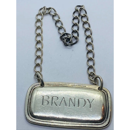 Tiffany & Co Sterling Silver 925 Brandy Decanter Bottle Tag