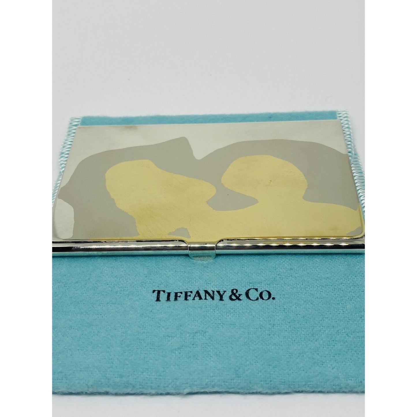 Tiffany & Co. Silverplate Business Card Holder