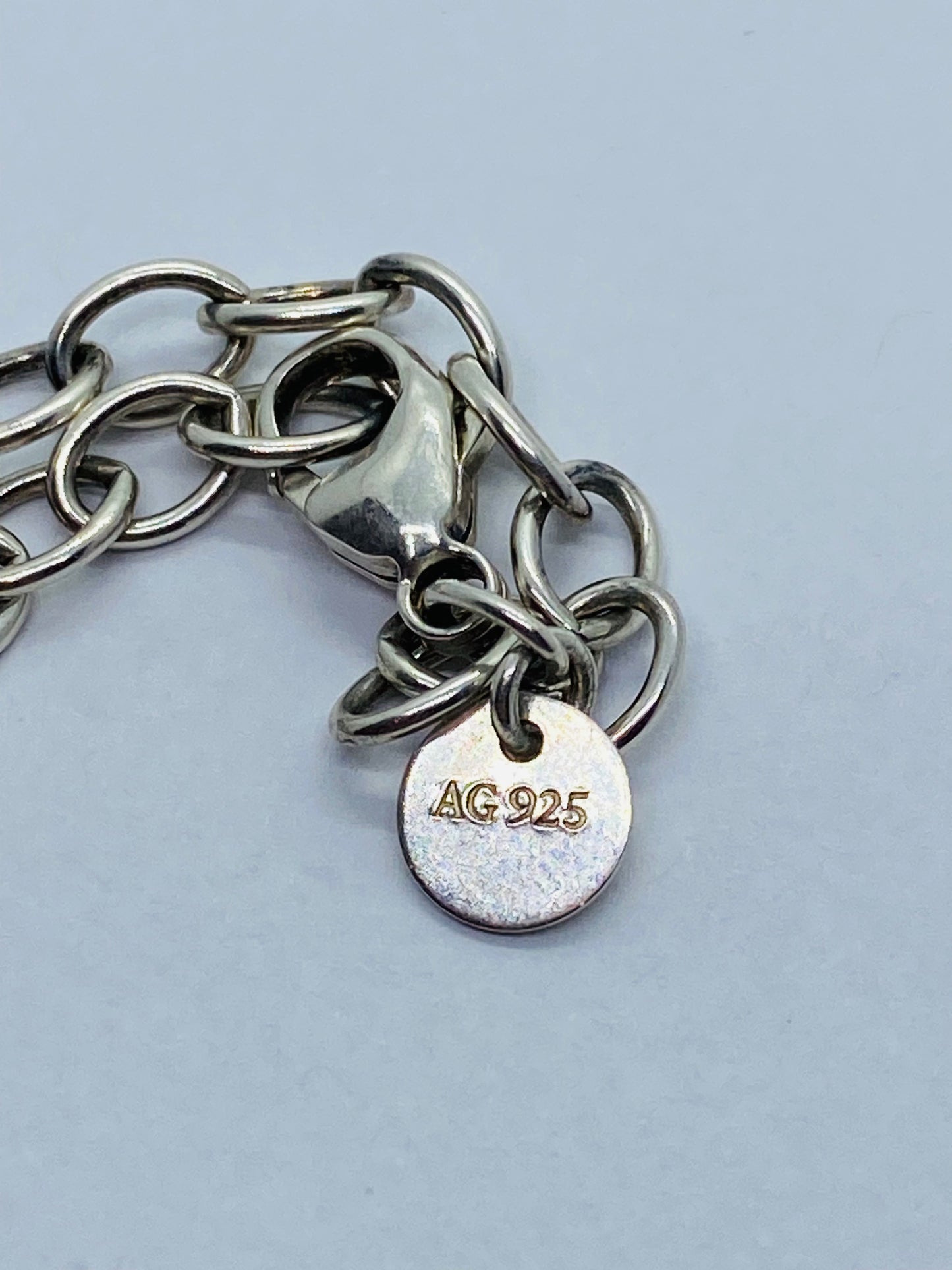 Tiffany & Co. 925 Silver Infinity Oval Link 7.25’ Bracelet