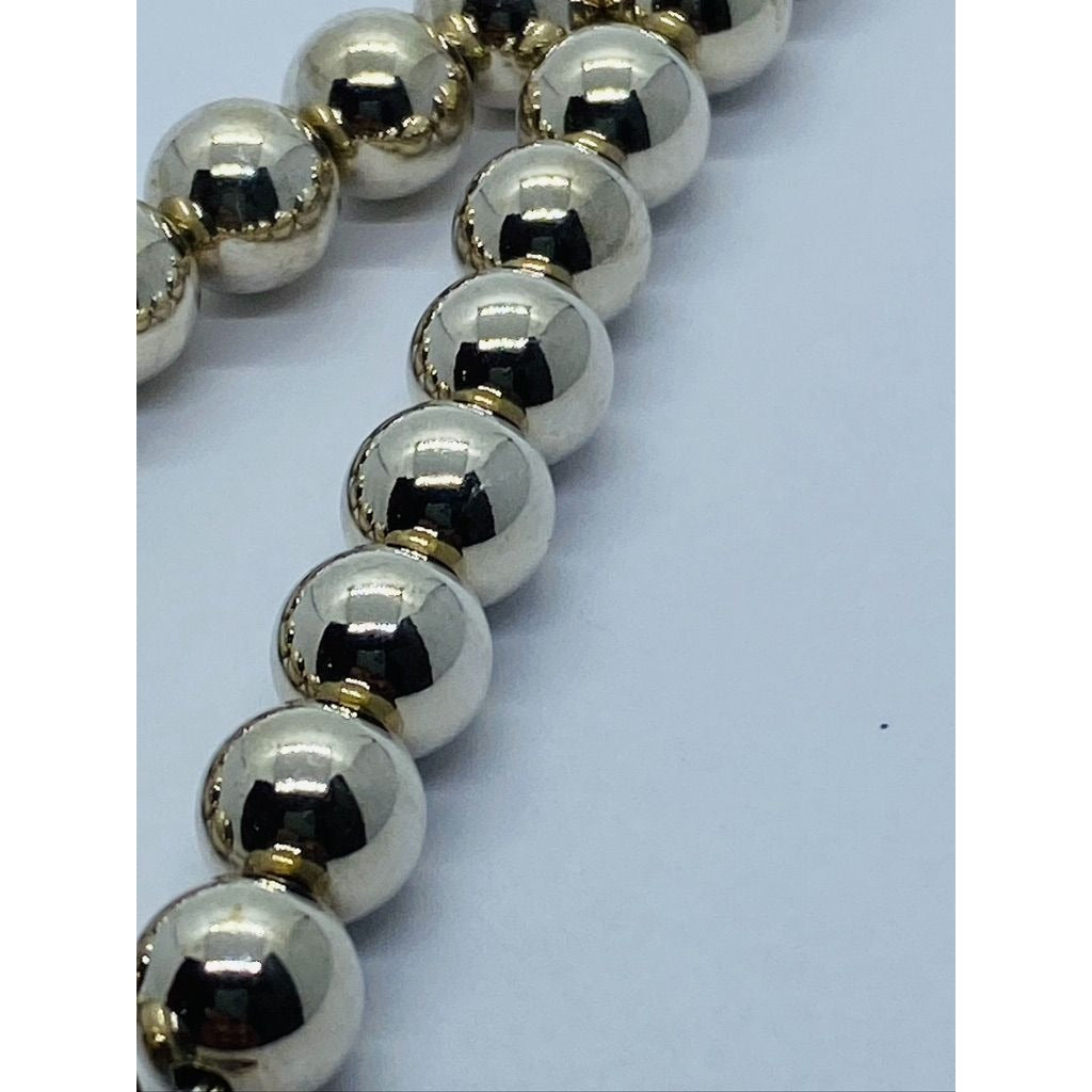 Tiffany & Co Bead 8mm Return To Tiffany Heart Bracelet 8.25"