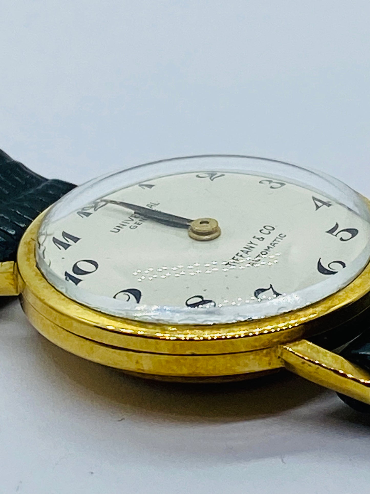Universal Geneve Tiffany & Co 18K Yellow Gold  Watch Automatic NOT RUNNING