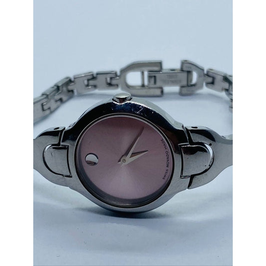 Movado Kara Stainless Steel Pink Dial 25MM