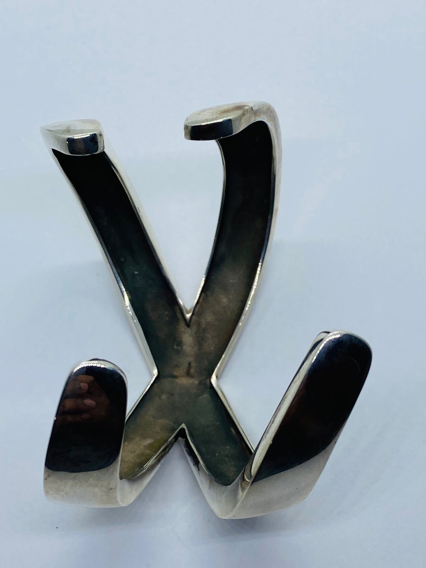 TIFFANY & Co STERLING PALOMA PICASSO GRAFFITI X CUFF BRACELET 1985 75.8G Rare