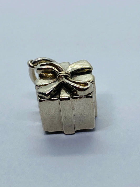 Tiffany & Co Charm Sterling Silver gift bow box