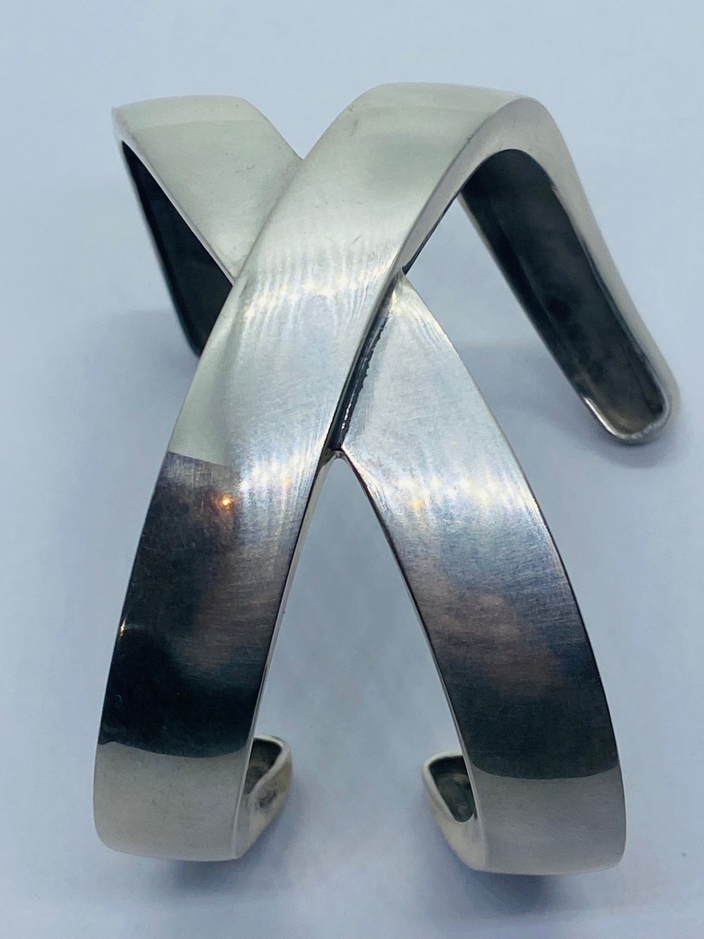 TIFFANY & Co STERLING PALOMA PICASSO GRAFFITI X CUFF BRACELET 1985 76.1G Rare