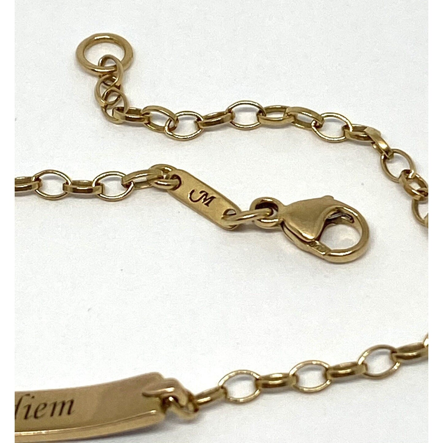 Monica Rich Kossan Carpe Diem Diamond18K Gold Bracelet- Retail $1925