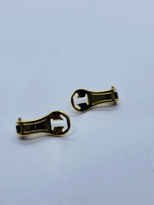 Authentic TIFFANY&CO 18K Yellow Gold Clip-On Backs. PLEASE READ! 4.3 Grams