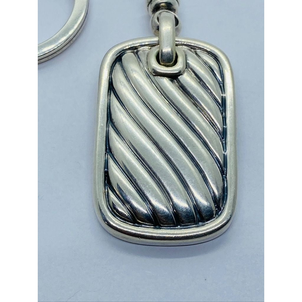 Authentic David Yurman Sterling Silver Keychain - Original - RARE