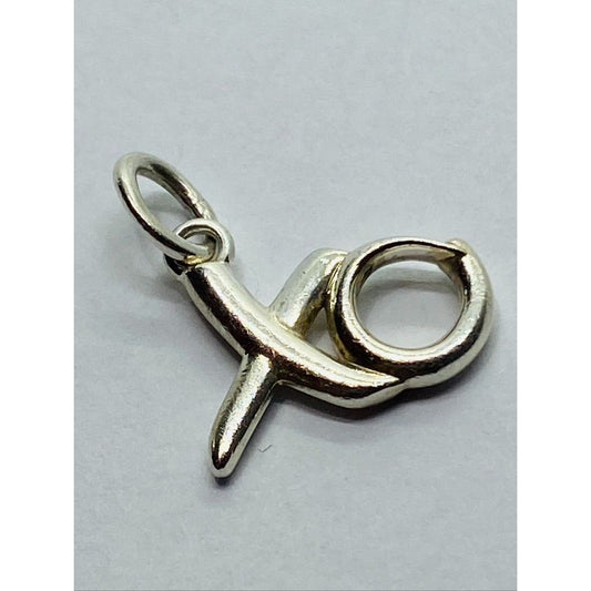 Tiffany & Co Rare Sterling Paloma Picasso XO Pendant Sterling Silver 925