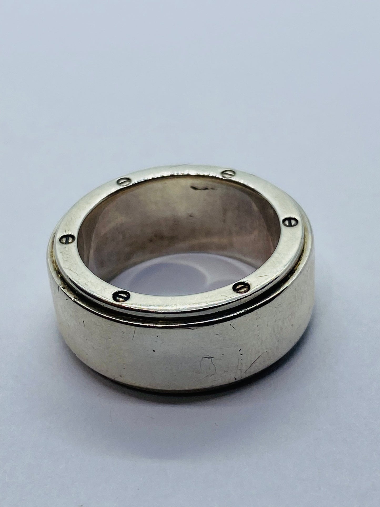 Tiffany & Co. Metropolis Wide Band 6.25 Ring Sterling Silver 925 15.8 Gram