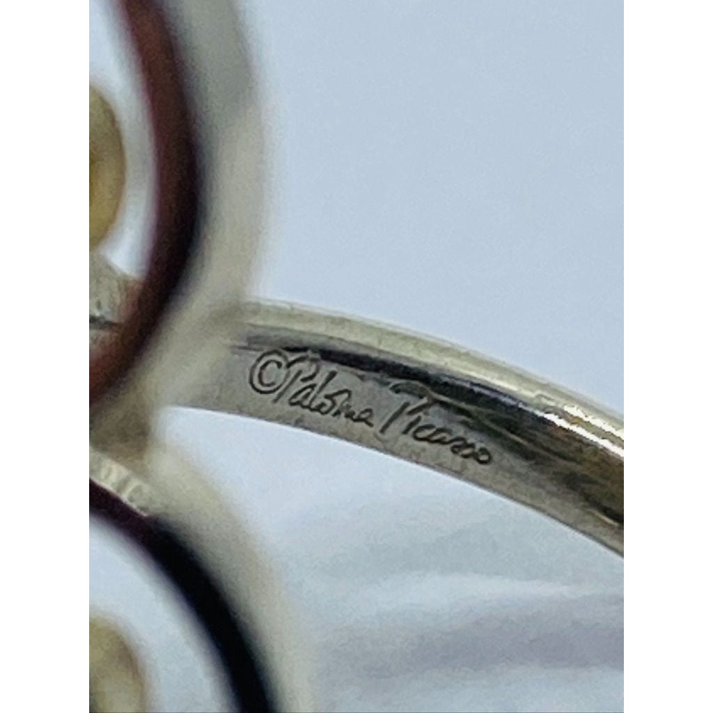 Tiffany & Co. Paloma Picasso Silver Venezia Goldoni Quadruplo Ring size 4.75