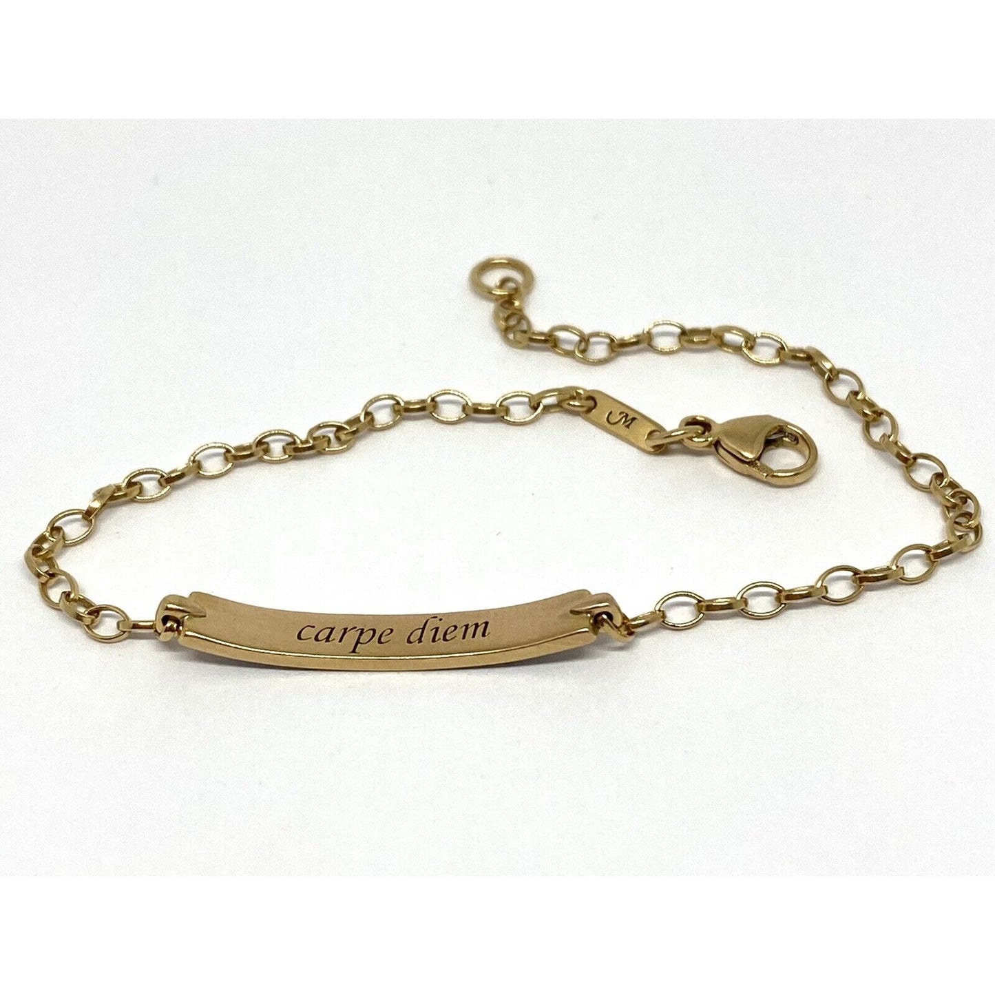 Monica Rich Kossan Carpe Diem Diamond18K Gold Bracelet- Retail $1925