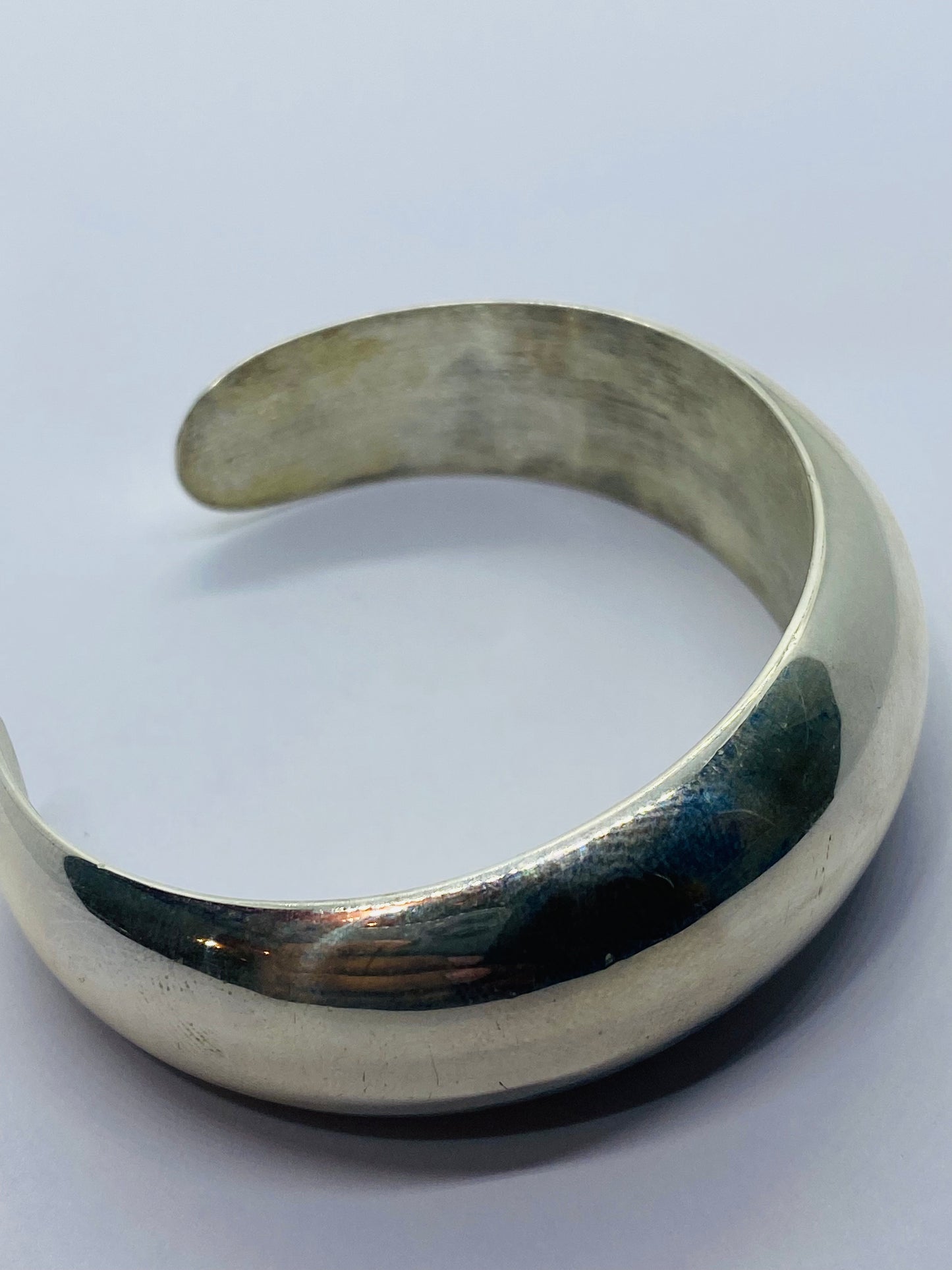 Tiffany Co Sterling Silver 925 Mexico Cuff Bracelet 5.75” 33 Grams 18MM wide