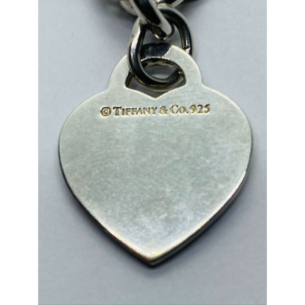 Authentic Tiffany & Co Please Return To Tiffany Heart Necklace 17.75"