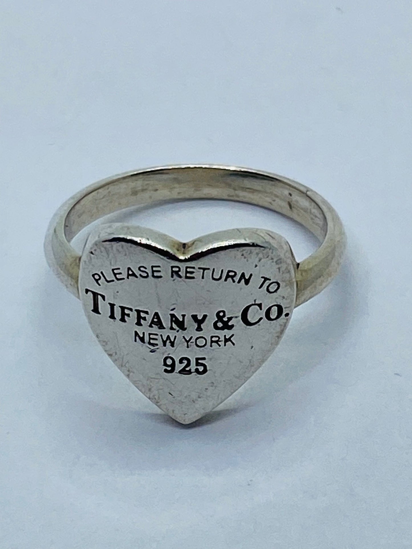Tiffany & Co. Ring ,Size 4.25 Please Return To Tiffany & Co” New York , 925