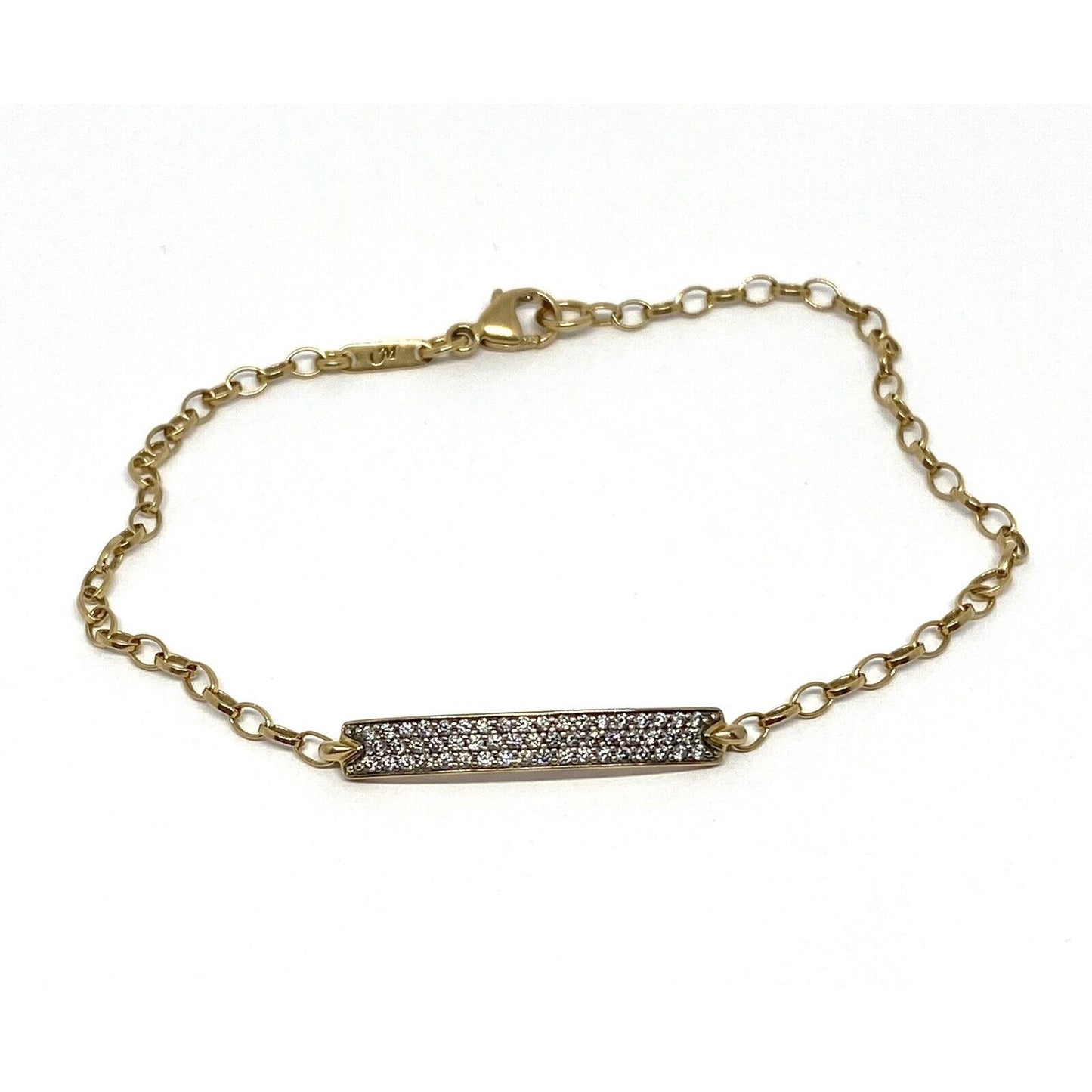 Monica Rich Kossan Carpe Diem Diamond18K Gold Bracelet- Retail $1925