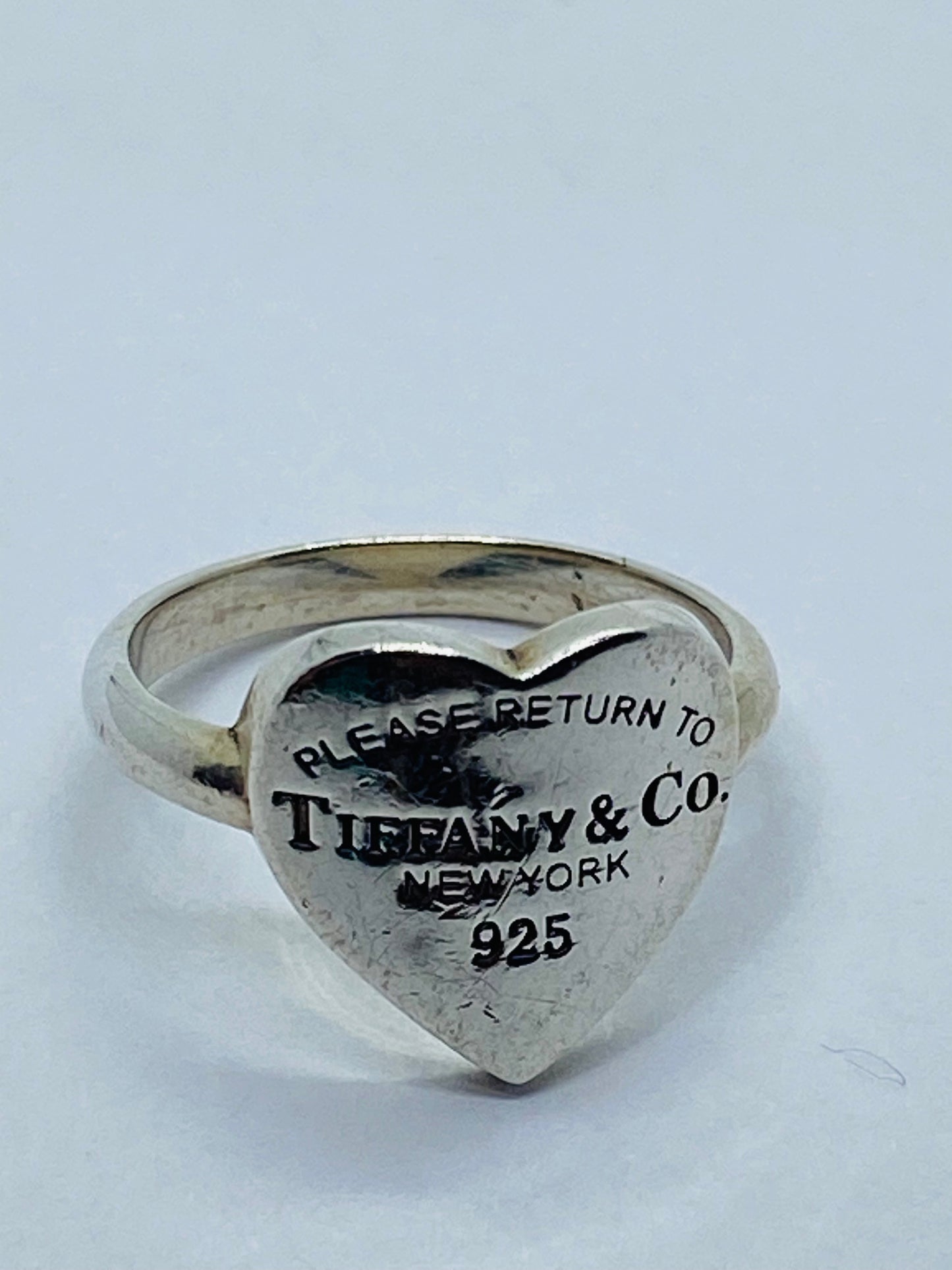 Tiffany & Co. Ring ,Size 4.25 Please Return To Tiffany & Co” New York , 925