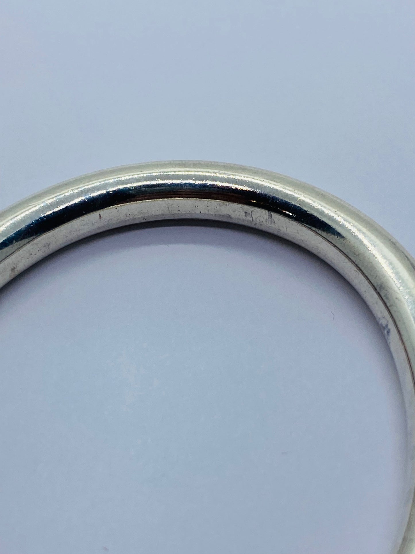 Tiffany & Co. Round Tube Oval Classic Bangle Brace 7 1/4” Bracelet