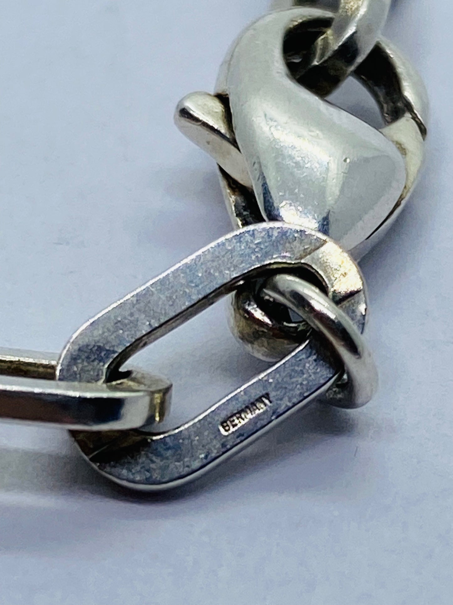 Tiffany & Co. Tiffany Ellipse Link Chain Silver Bracelet 7.5 long 7mm Wide