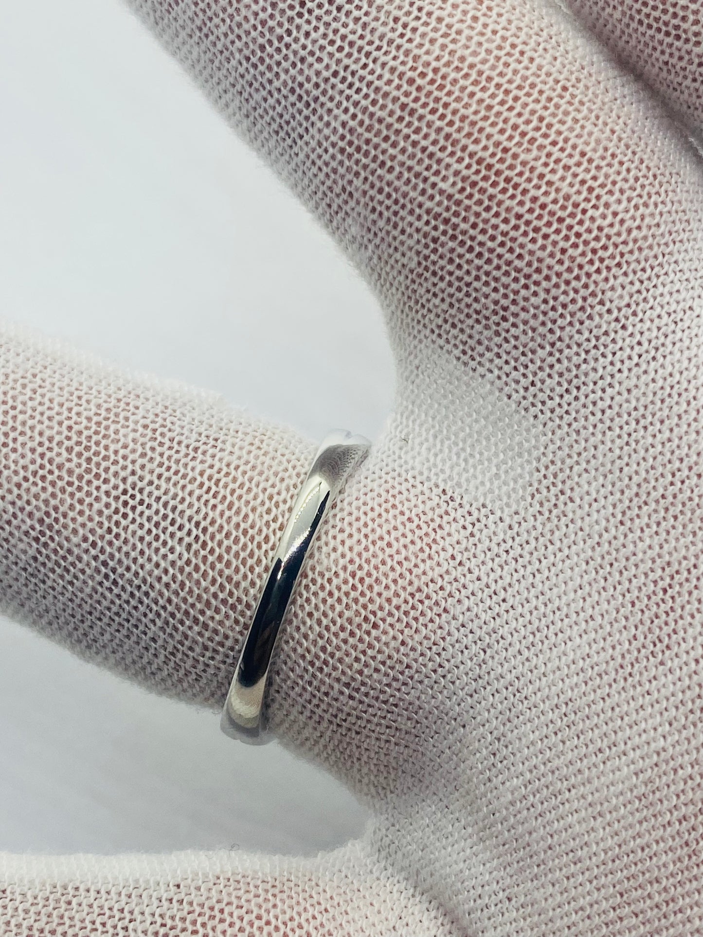Tiffany & Co. 1.40CT  7 Diamond Platinum Square Cut Wedding Band Ring Size 9