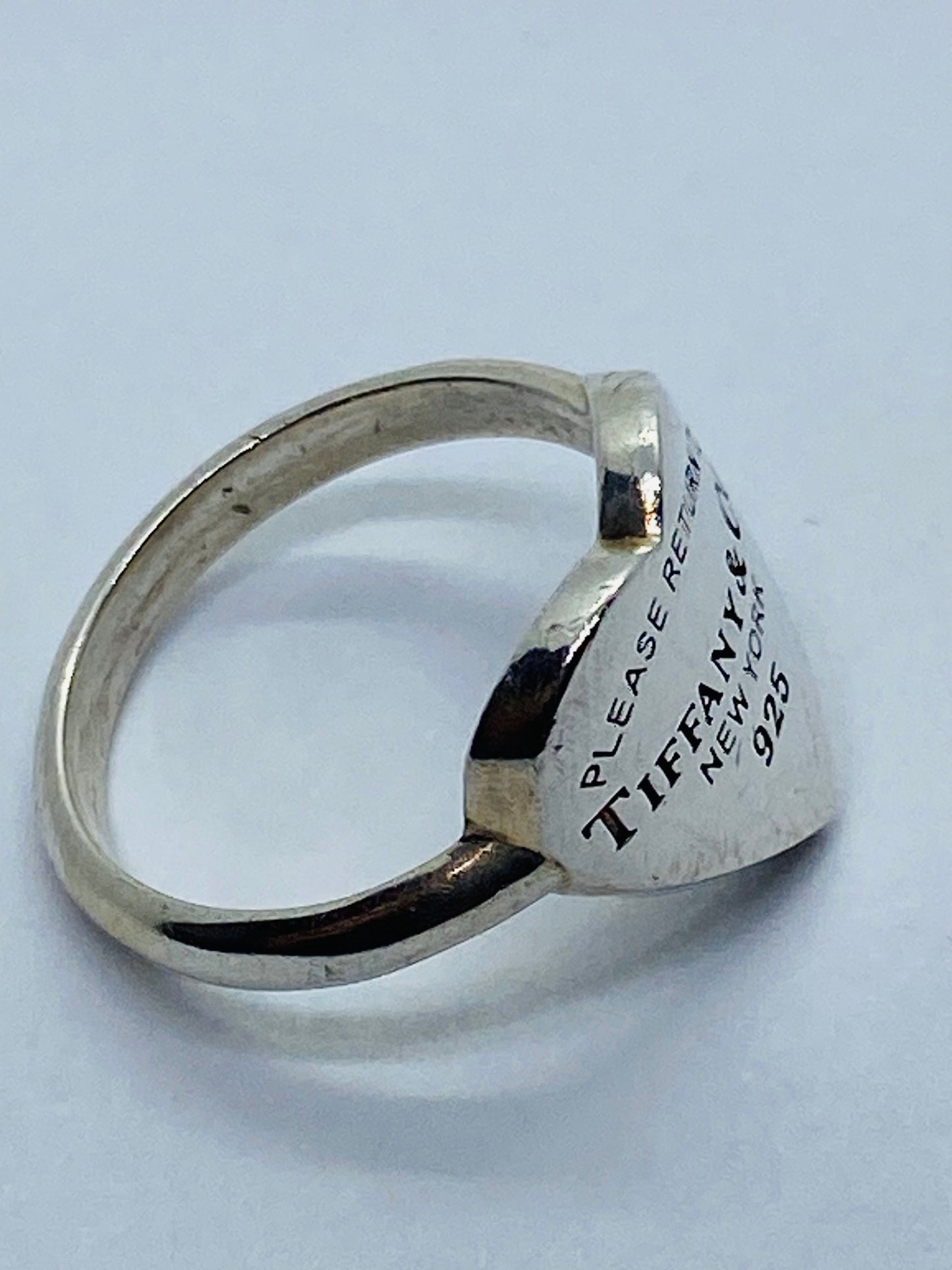 Tiffany & Co. Ring ,Size 4.25 Please Return To Tiffany & Co” New York , 925