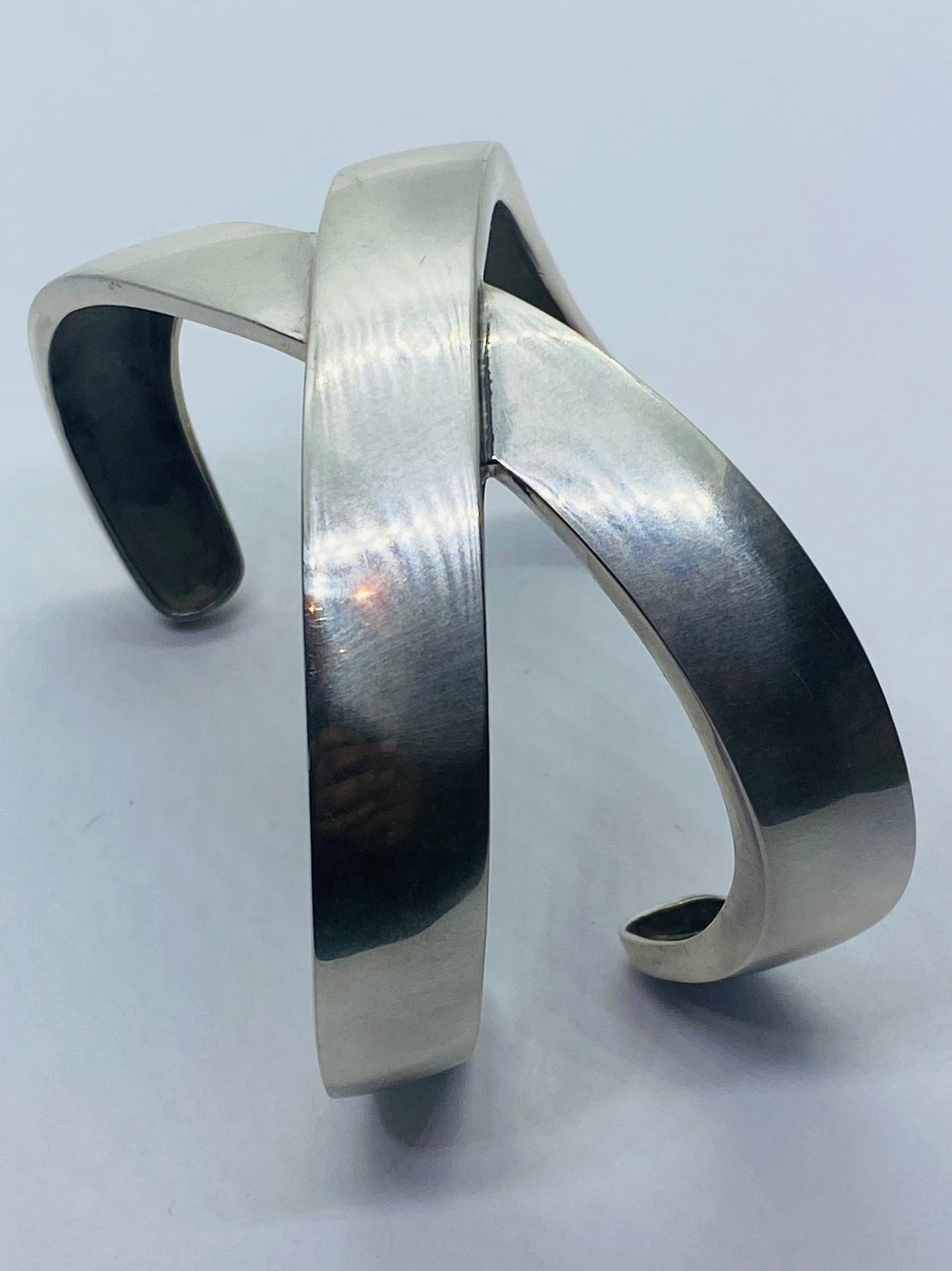 TIFFANY & Co STERLING PALOMA PICASSO GRAFFITI X CUFF BRACELET 1985 76.1G Rare