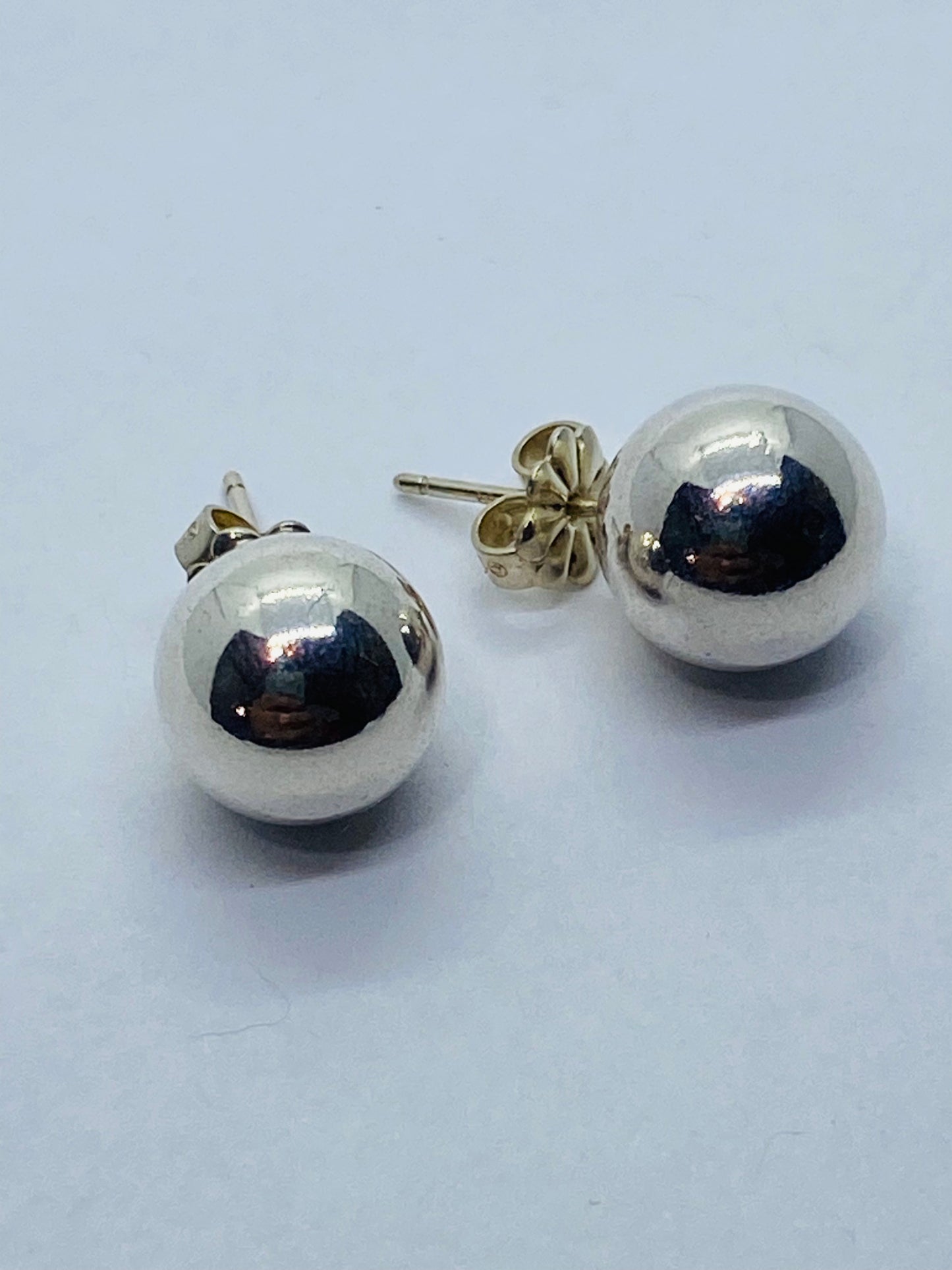 Tiffany & Co. Ball Stud Earrings Bead Hardwear hard wear Sterling Silver 10mm