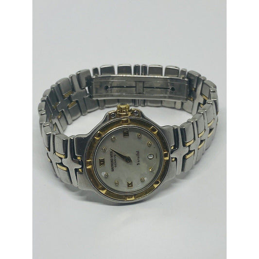 Raymond Weil Watch PARSIFAL 9990 COLLECTION 8 Diamond Mother Of Pearl READ!!!!!!