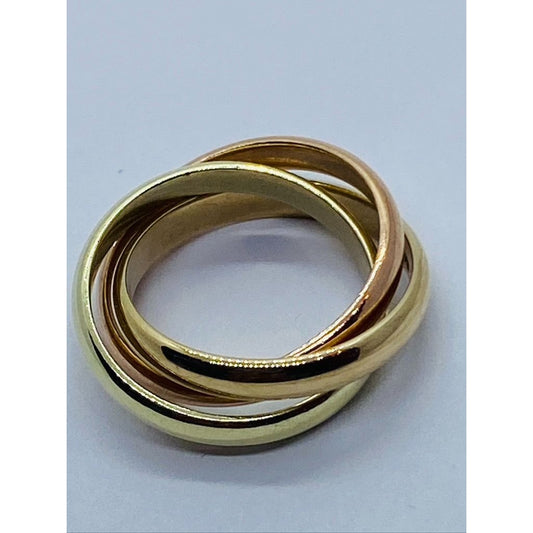 Tiffany & Co Multi Color Rolling 14k Gold Ring 585