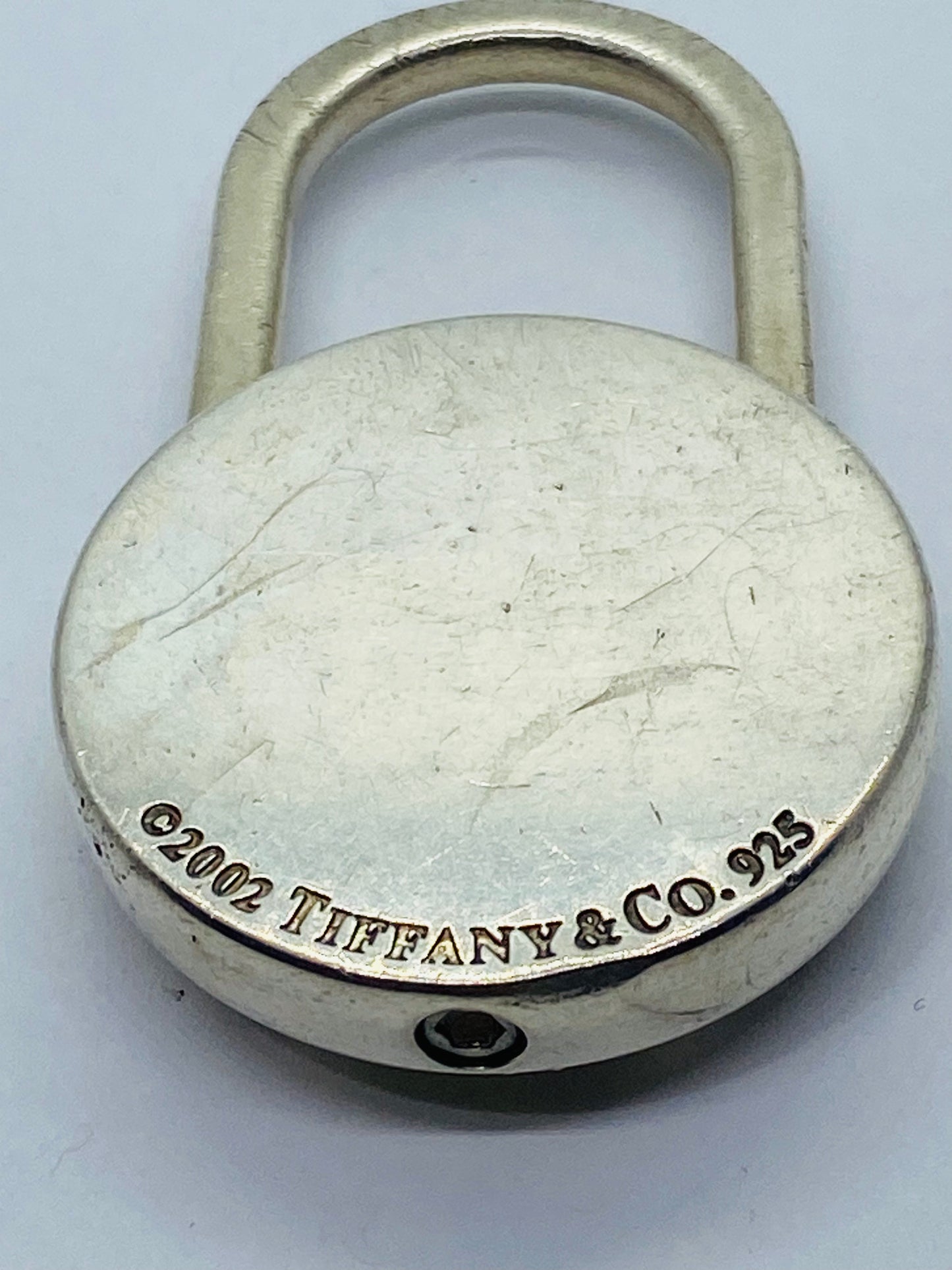 Tiffany & Co. Sterling Silver Golf Ball Keychain Key Ring in Box! 65 grams