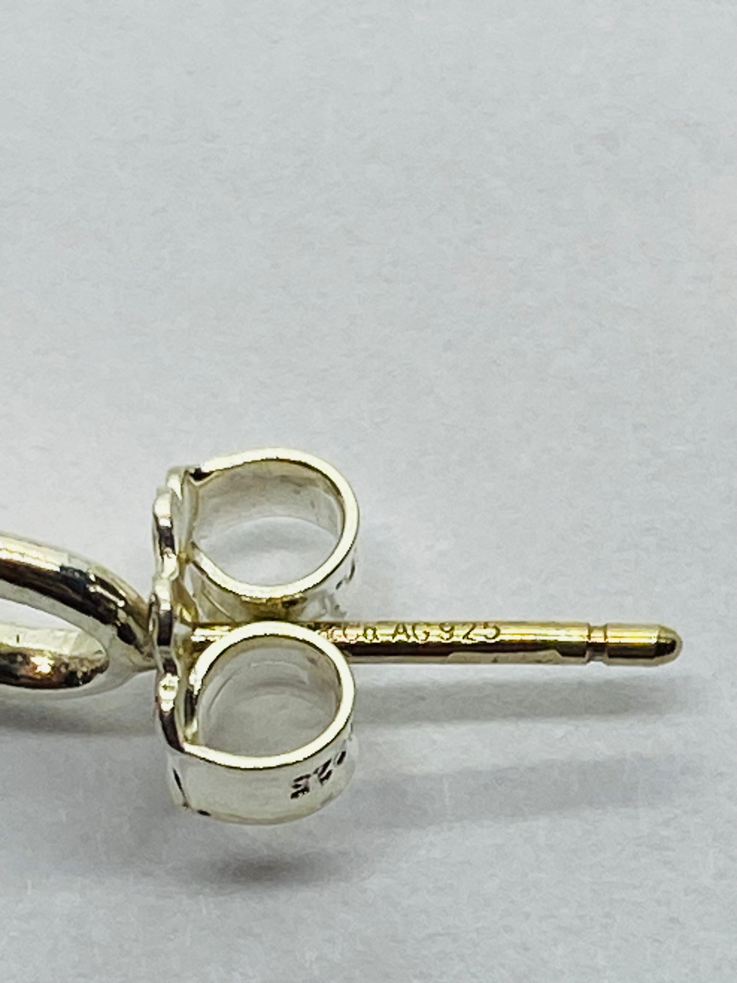 Tiffany & Co Medium Infinity Hoop Earrings Sterling Silver 1" Hoops w/ Pouch Box