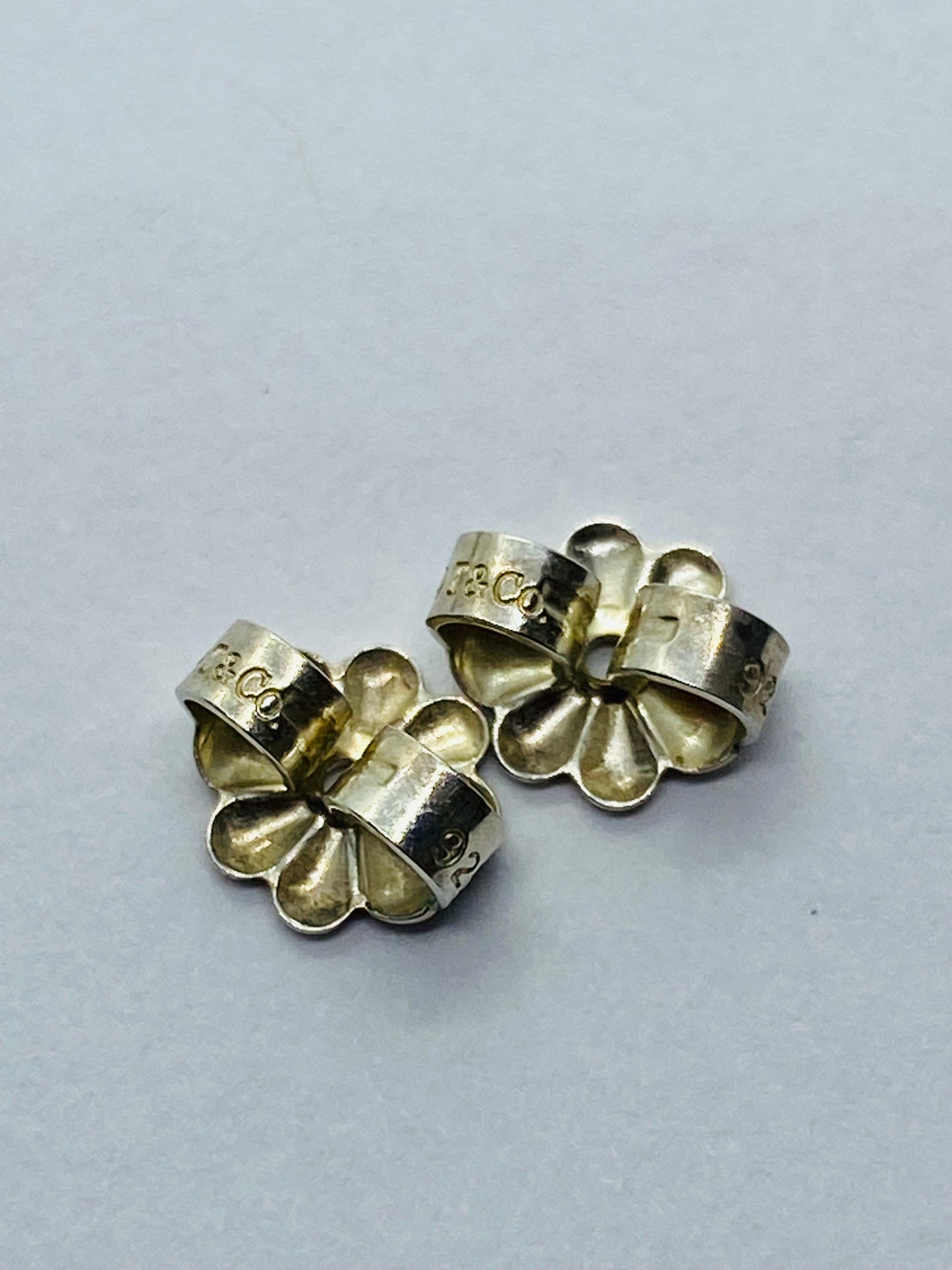 Tiffany & Co. Prasiolite Sparkler Earrings Sterling Silver RARE
