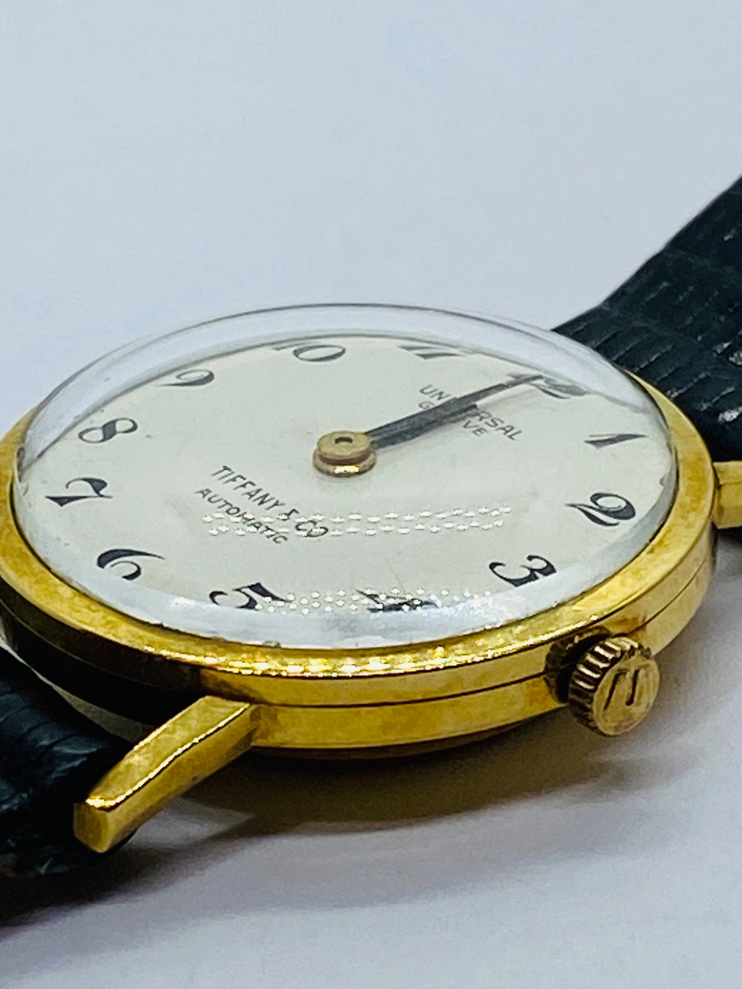 Universal Geneve Tiffany & Co 18K Yellow Gold  Watch Automatic NOT RUNNING