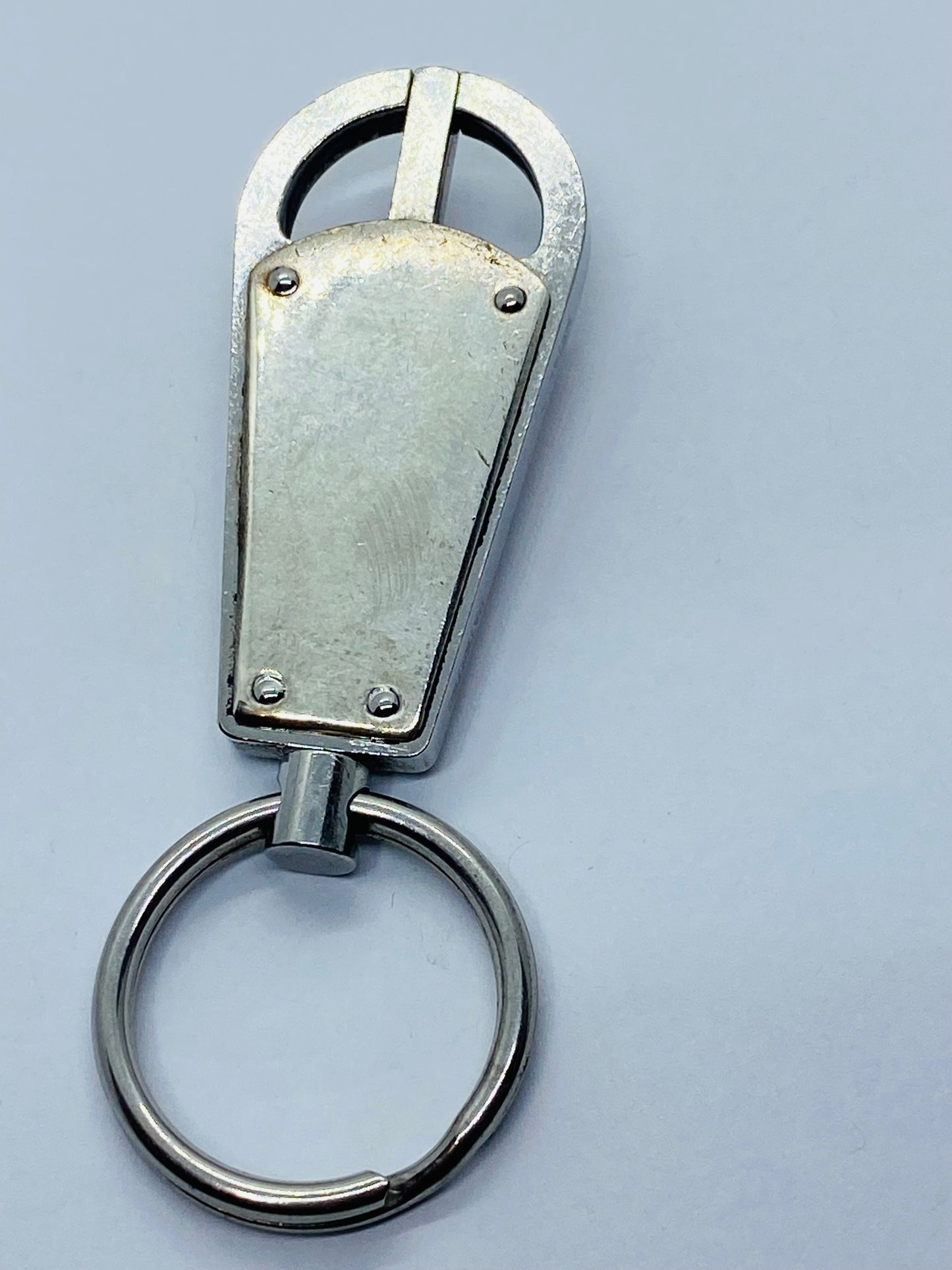 Tiffany & Co. Sterling Silver with Stainless Steel 1837 Valet Keychain Key Ring