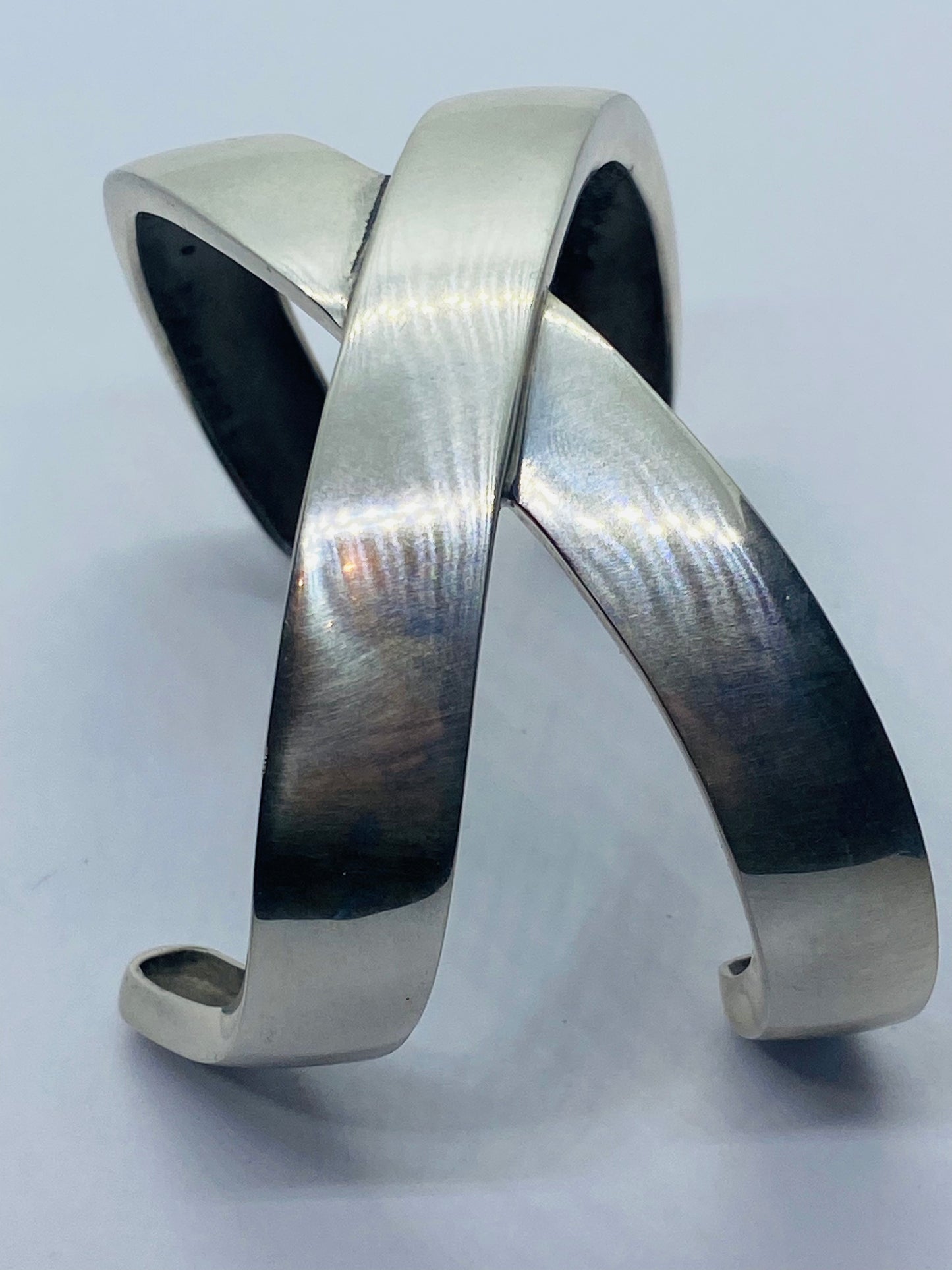 TIFFANY & Co STERLING PALOMA PICASSO GRAFFITI X CUFF BRACELET 1985 76.1G Rare