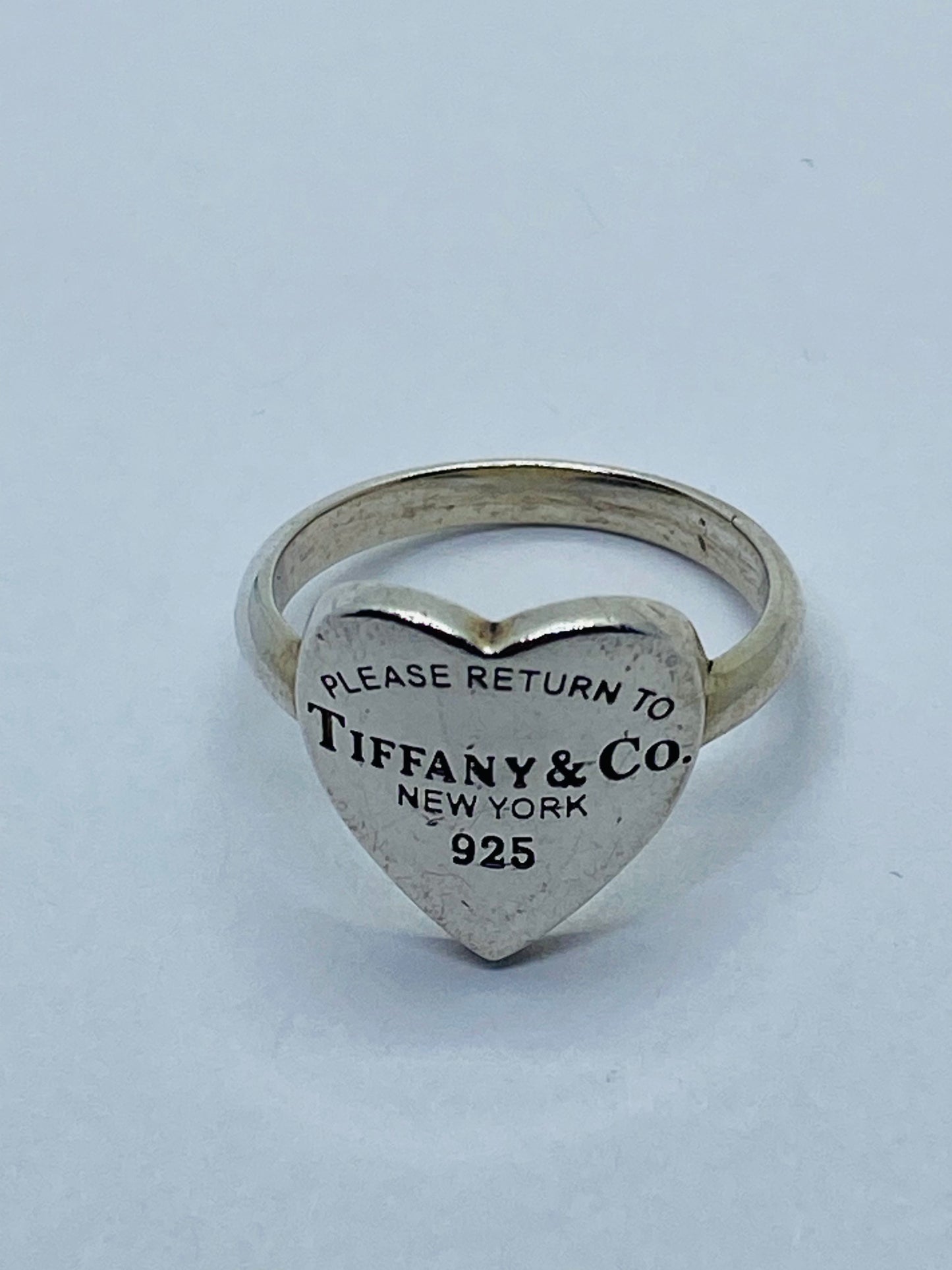 Tiffany & Co. Ring ,Size 4.25 Please Return To Tiffany & Co” New York , 925