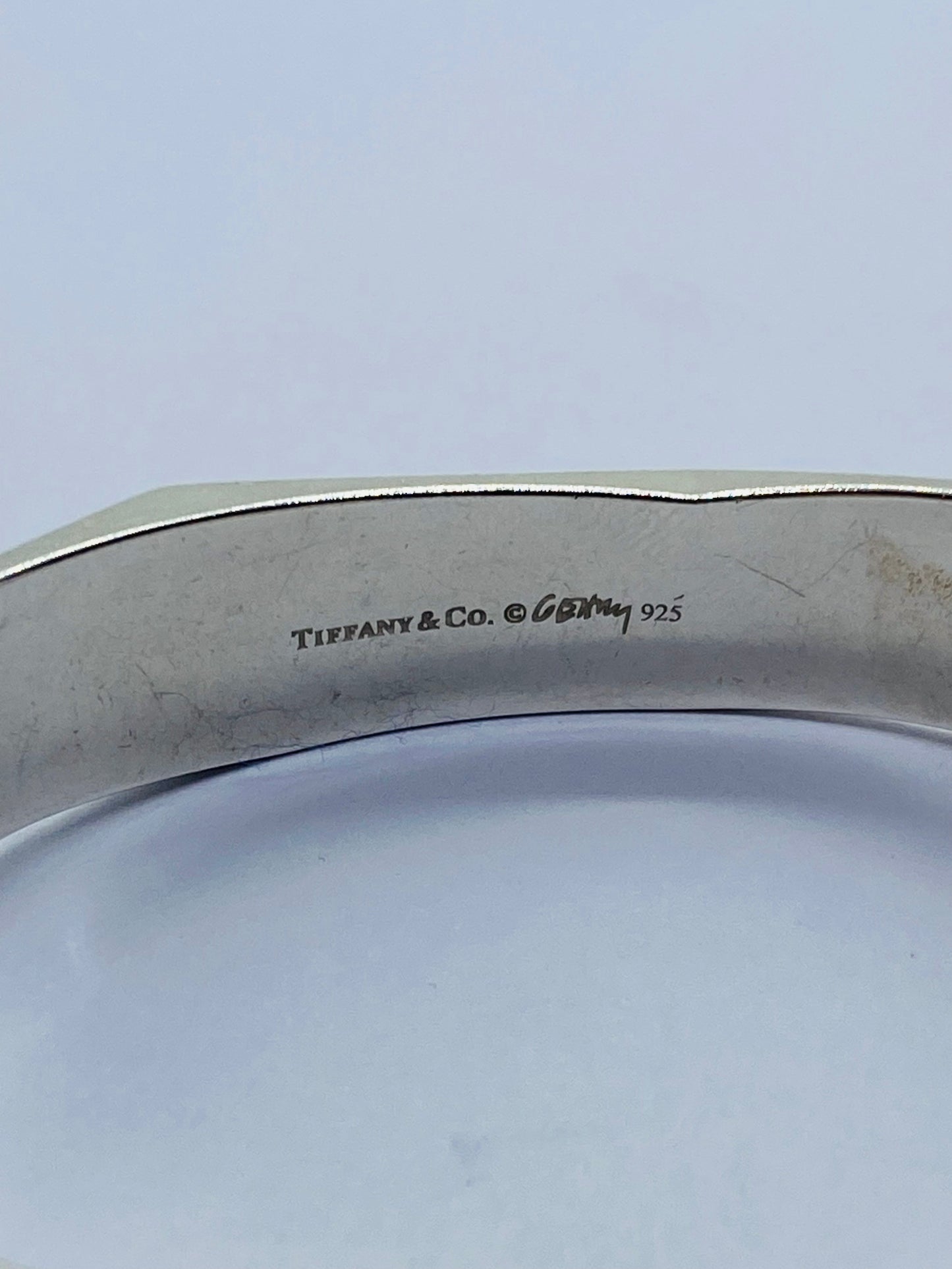 Tiffany & Co. Frank Gehry Narrow Fold Cuff Medium Bracelet Sterling Silver 925