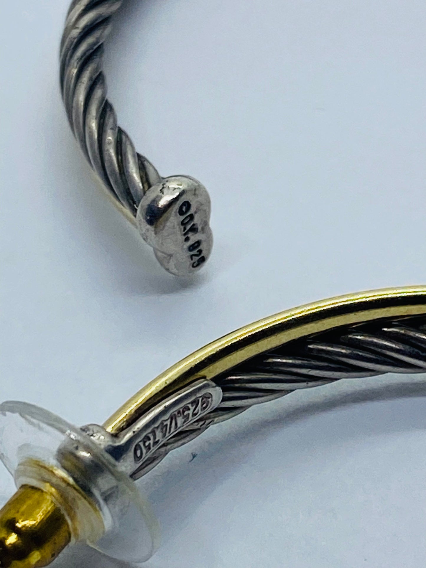 David Yurman Crossover Collection XL Hoop (44MM) Earrings Yellow Gold