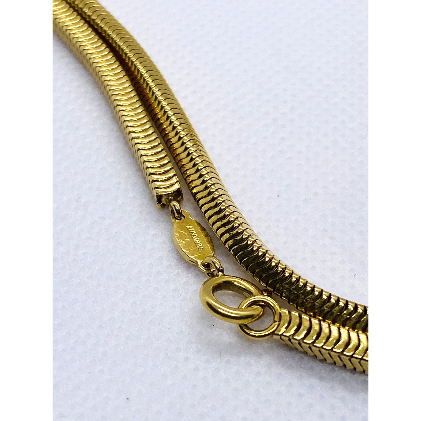 Tiffany & Co 18K 750 Yellow Gold Snake Chain 32.5" Long HEAVY! RARE
